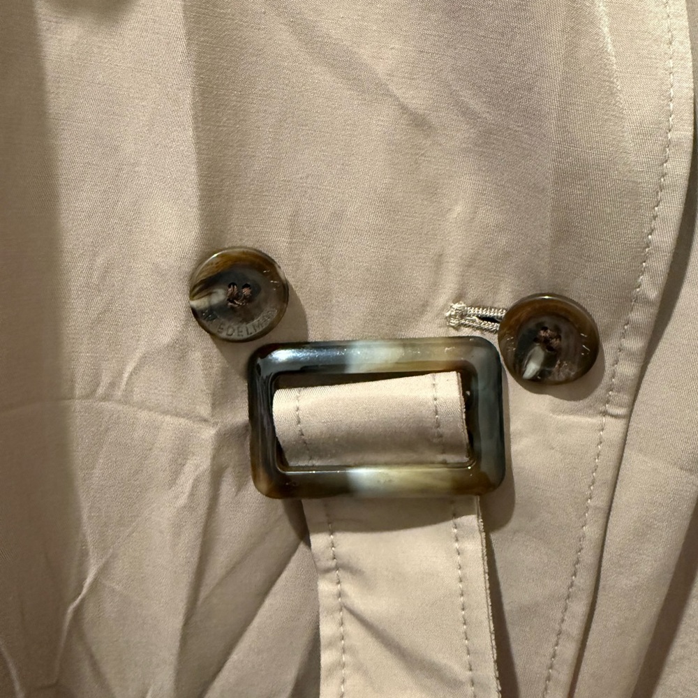 Sam Edelman Tan Double-Breasted Trench Coat - Picture 5 of 7